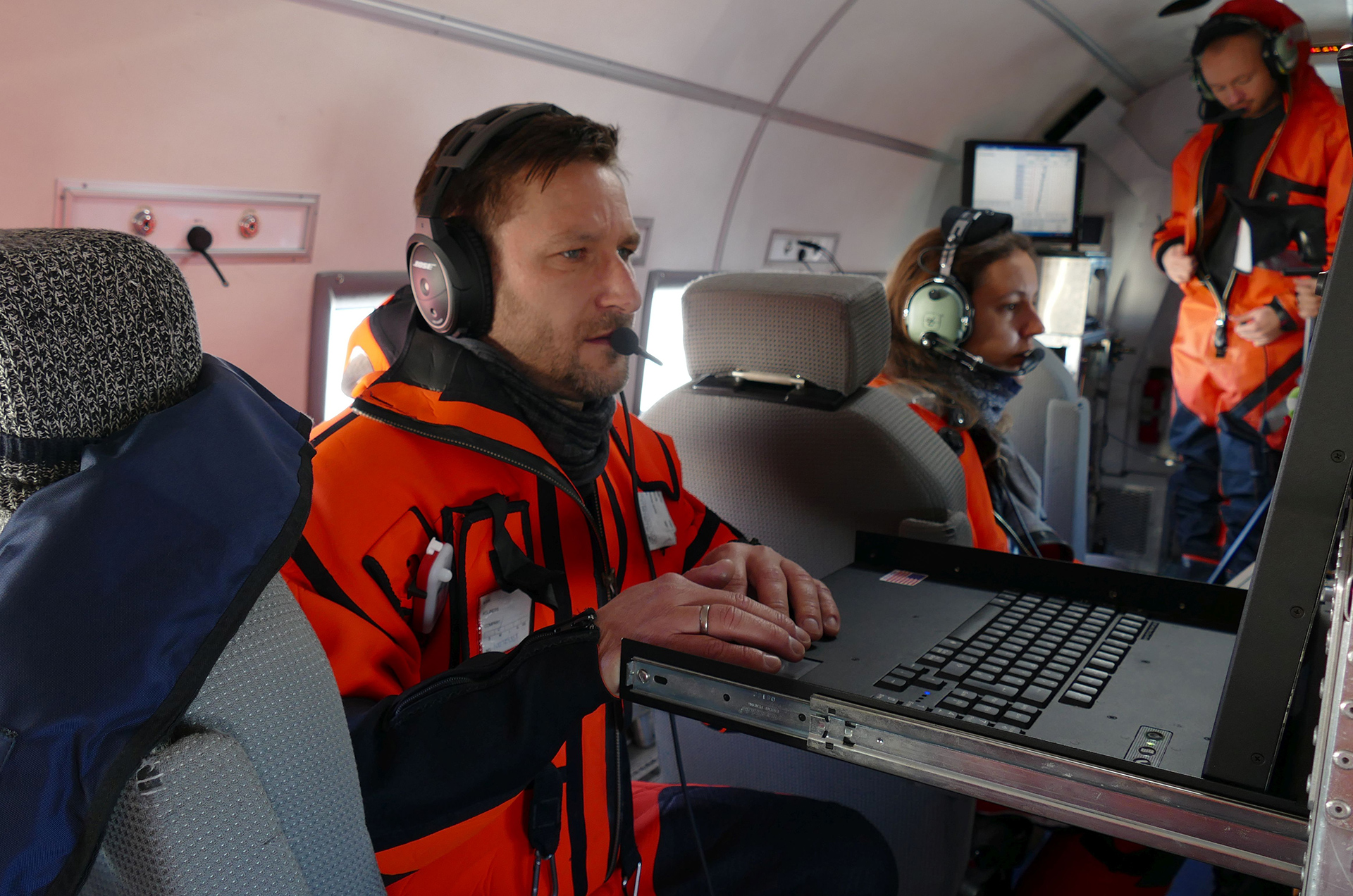 At work on board Polar 6