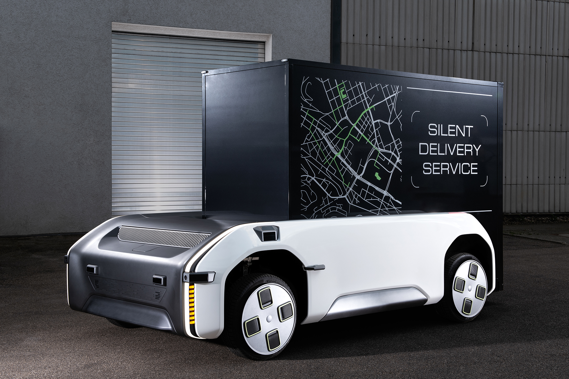 Cargo capsule - goods transport, mobile distribution centre and sales outlet