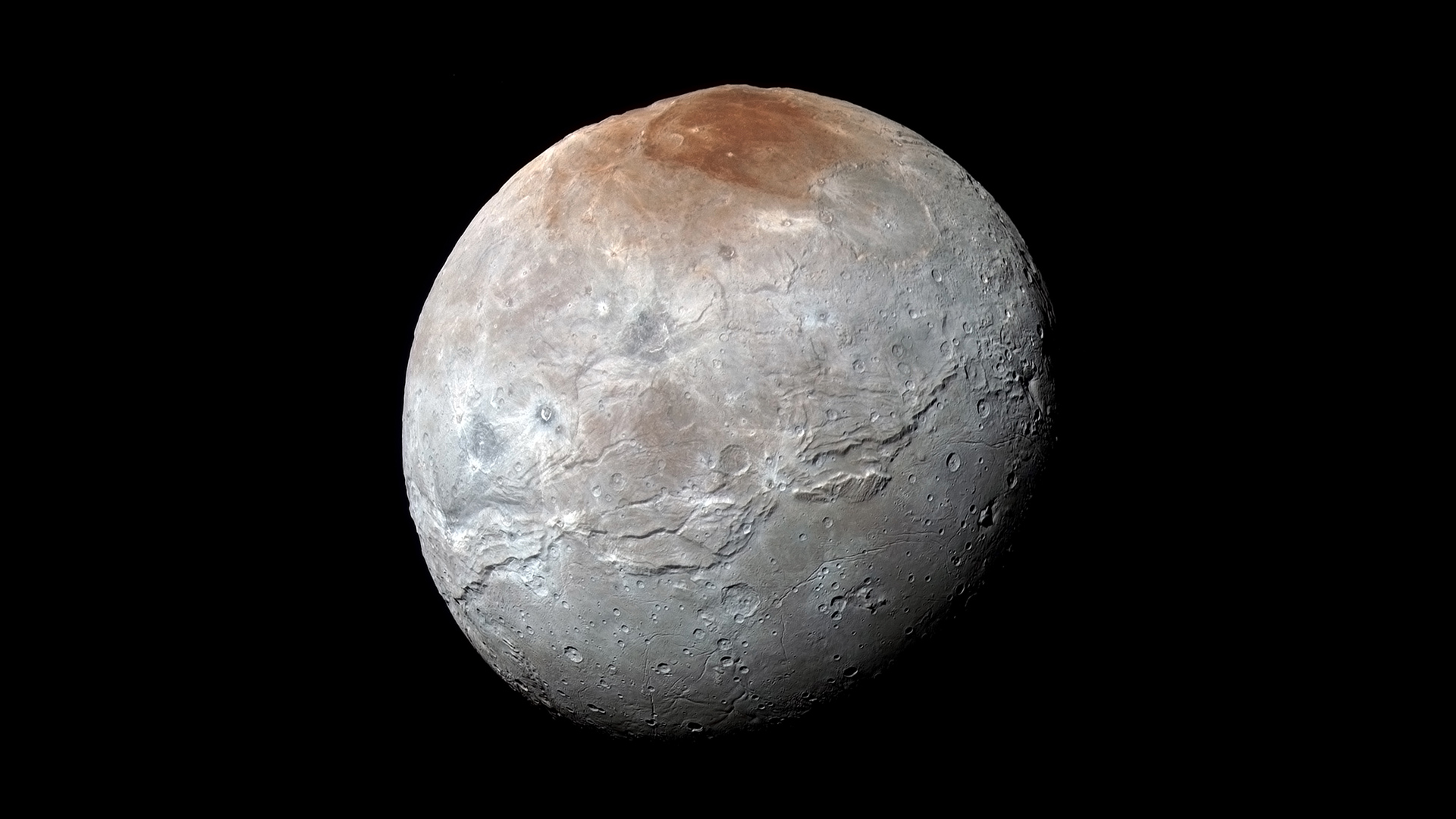 Charon, Pluto's largest moon