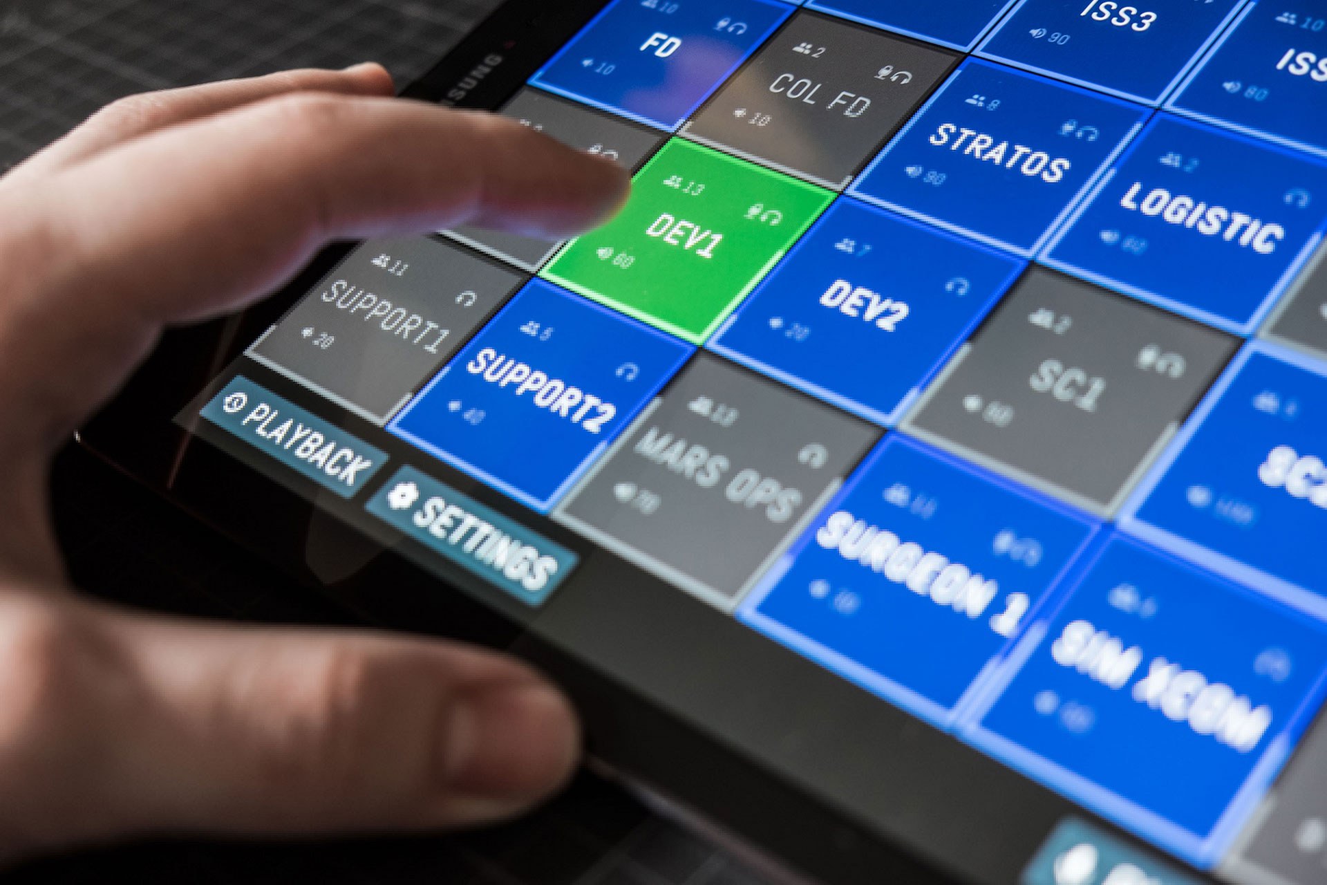 openvocs user interface – software from the space sector for voice transmission