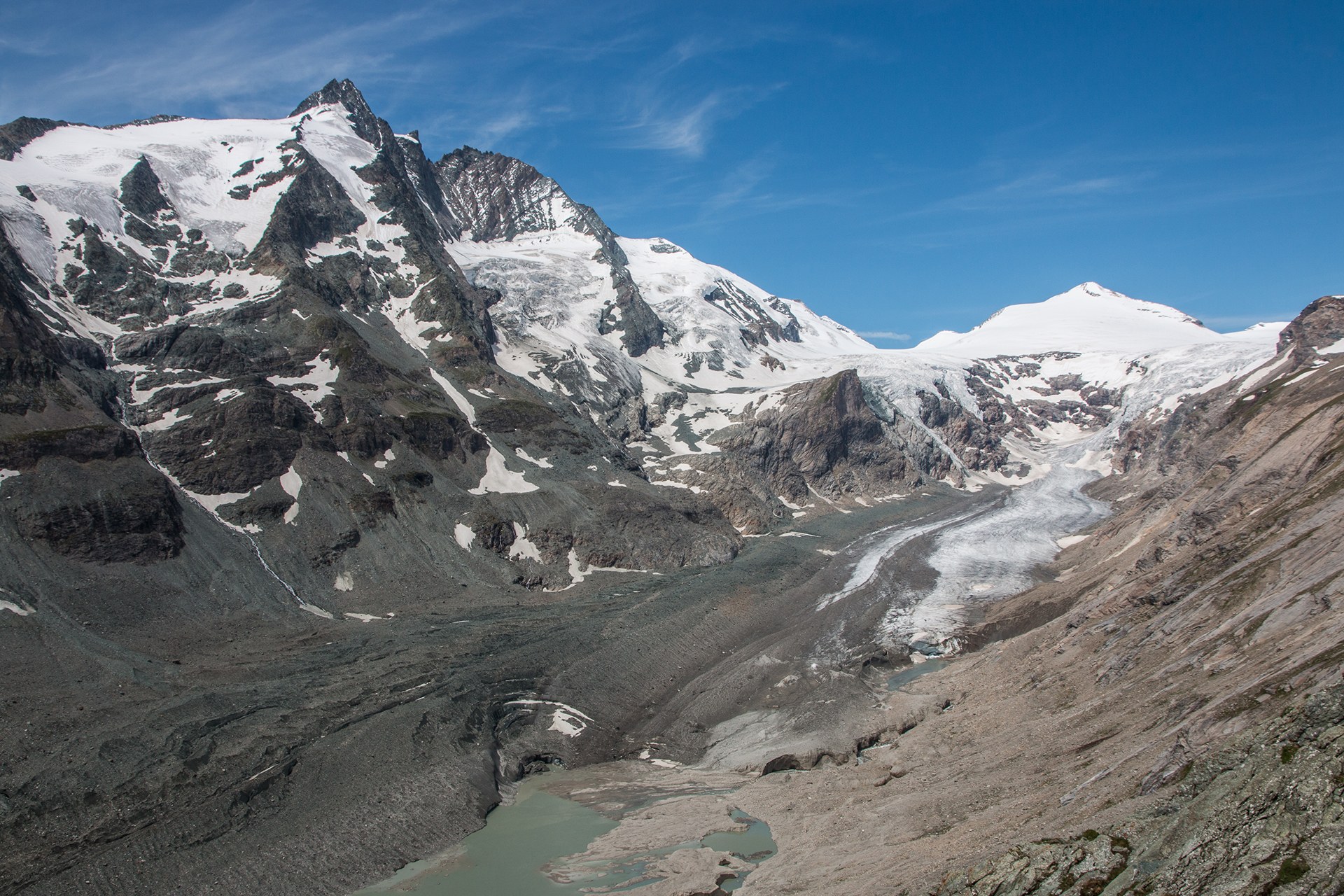 Pasterze Glacier on the Grossglockner, Hohe Tauern