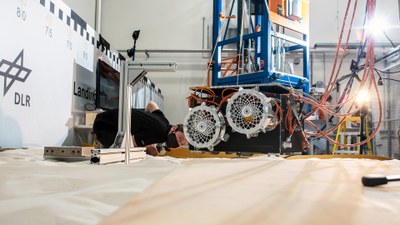 Preparations for a drop test