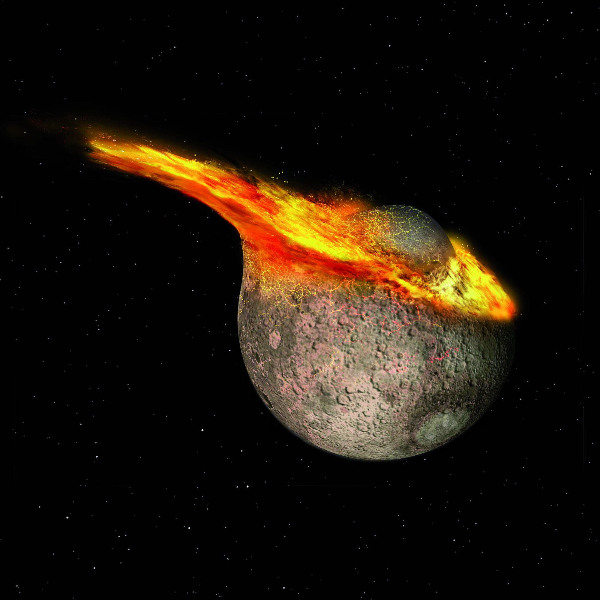 The Moon is born