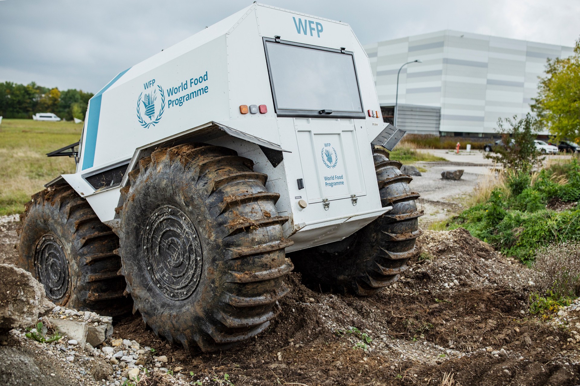 Off-road vehicle in use