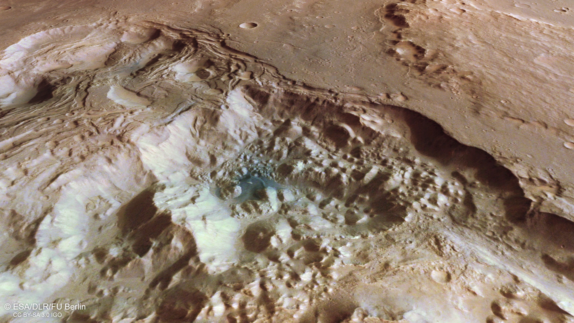 'Chaos' north of Pyrrhae Regio