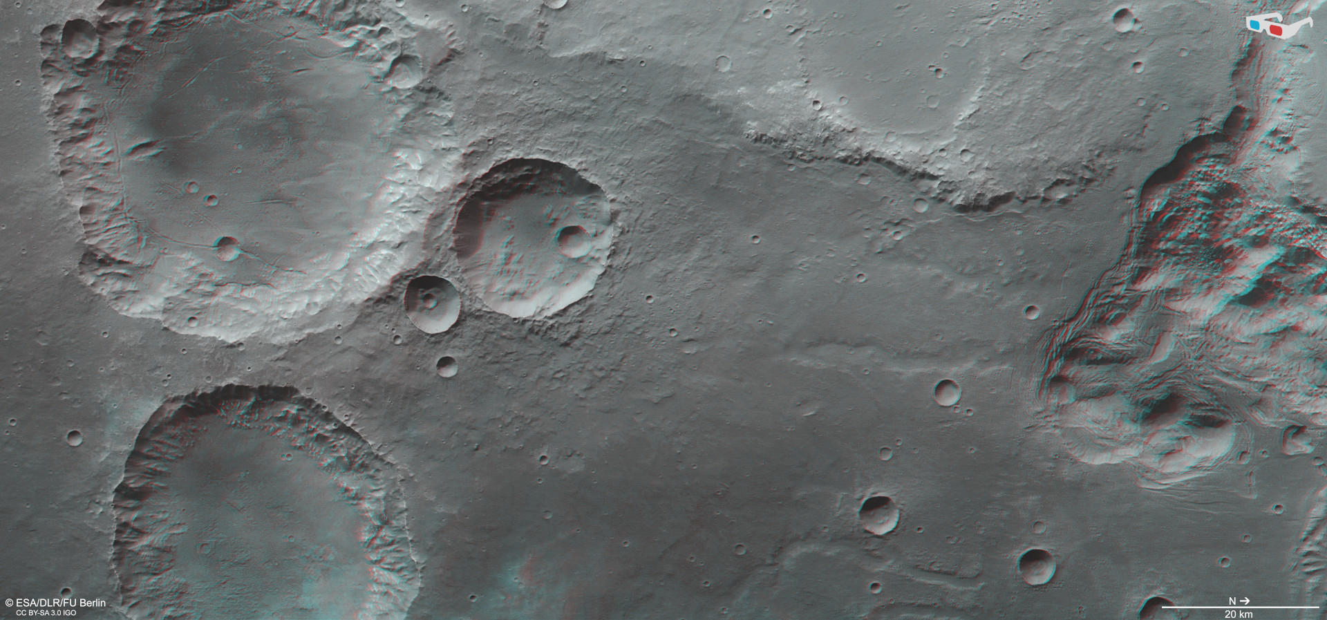 3D view of Pyrrhae Regio