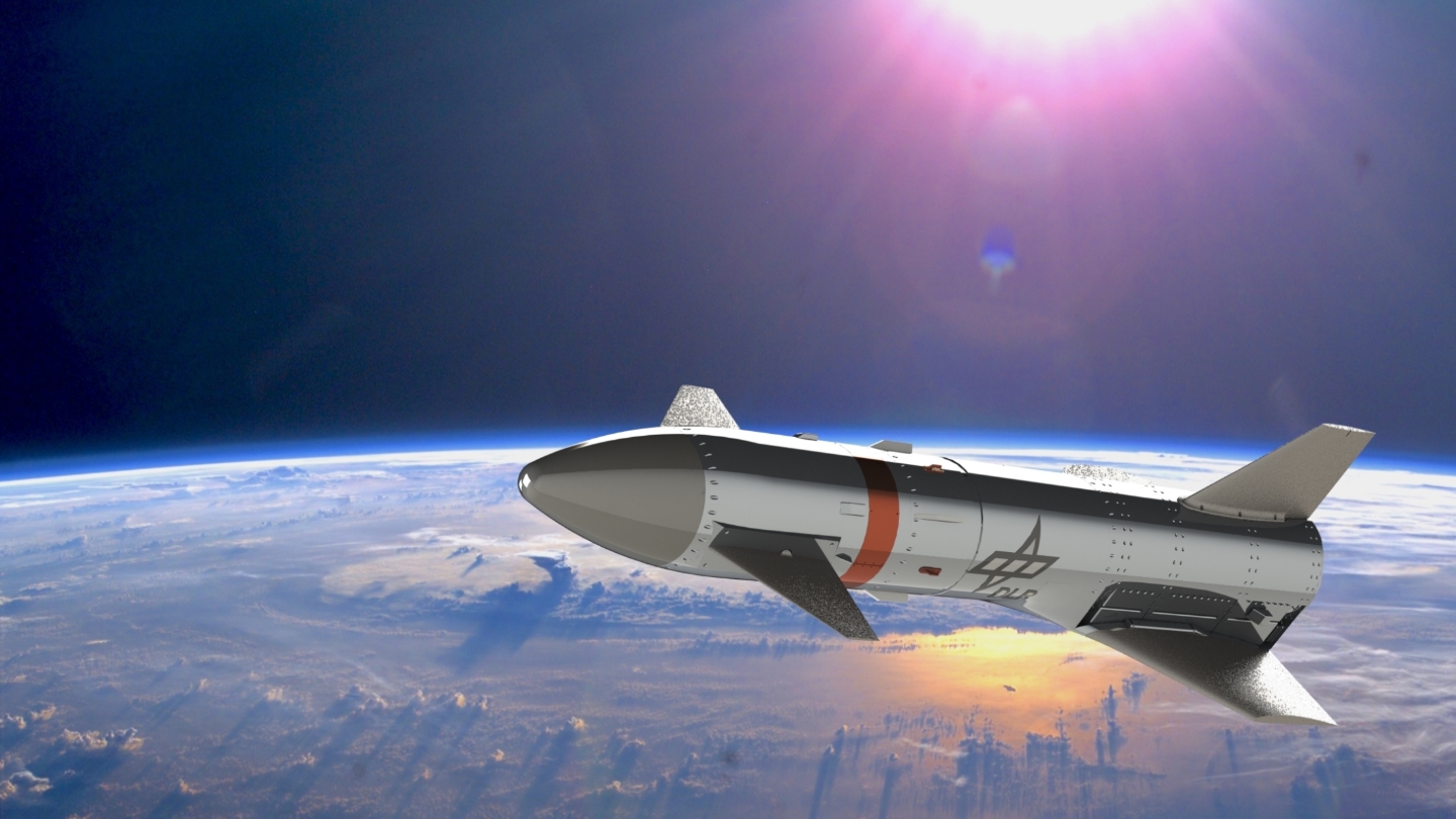 ReFEx on its suborbital orbit in space after separation