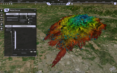 Visualisation and prediction of fire events