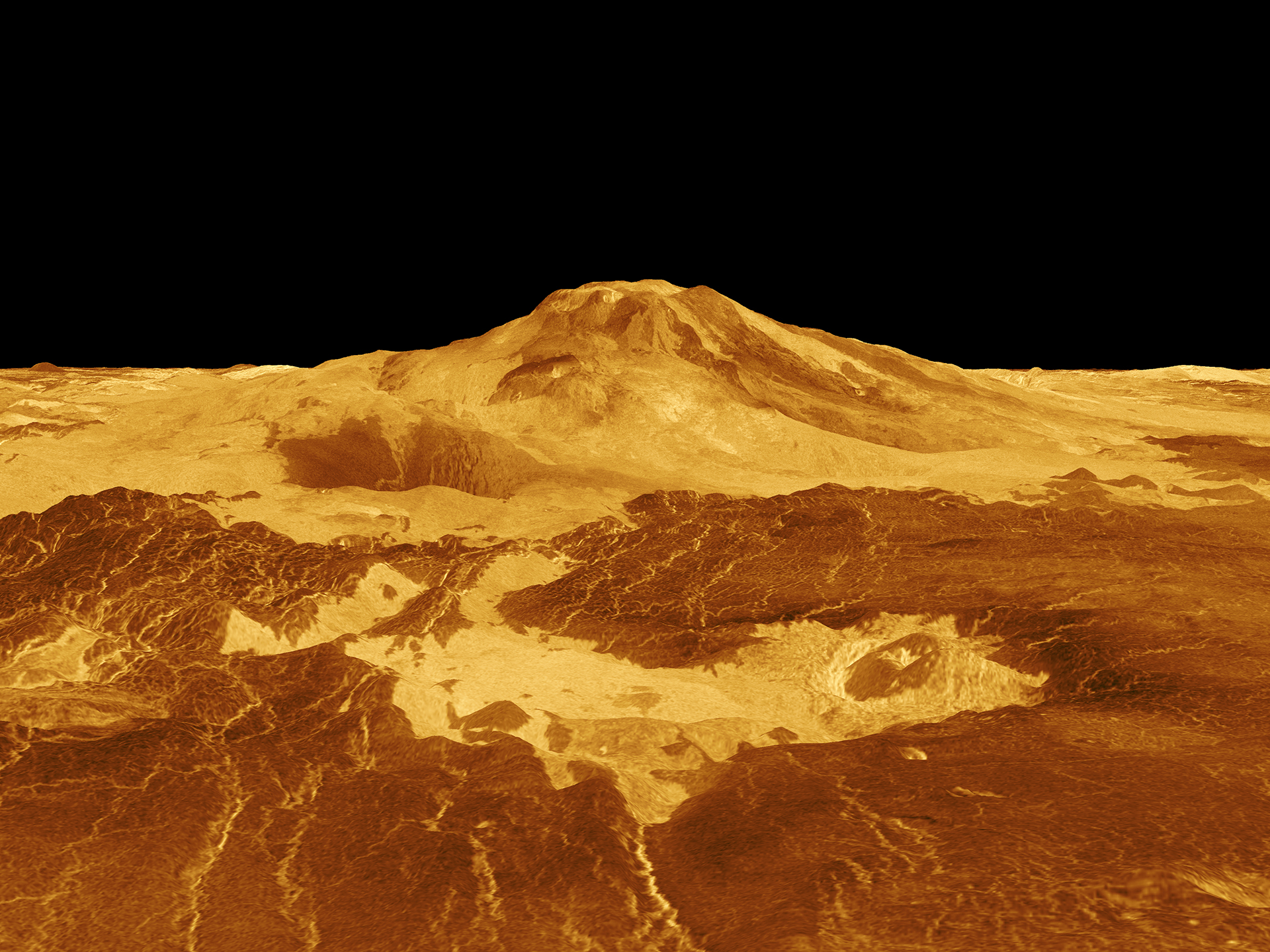 Search for traces of volcanism in the Venusian atmosphere