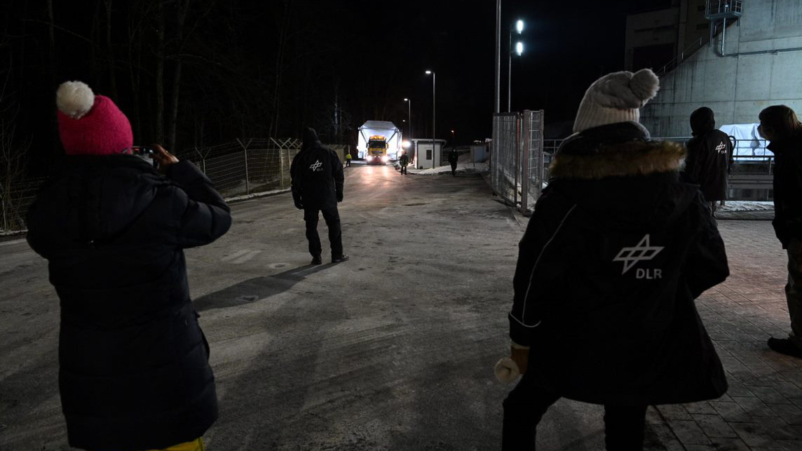 Arrival in Lampoldshausen