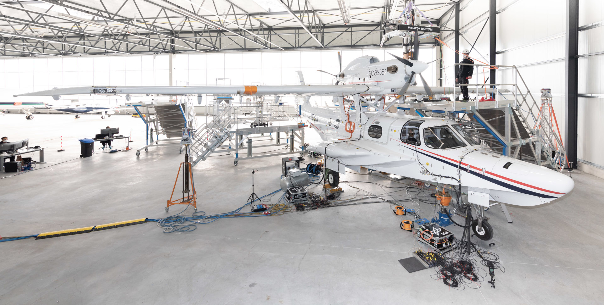 Hangar full of measurement technologie