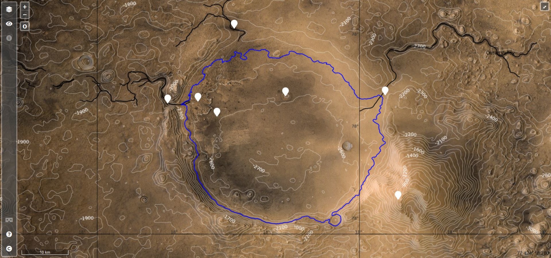 Kraters Atlas Bones Map 