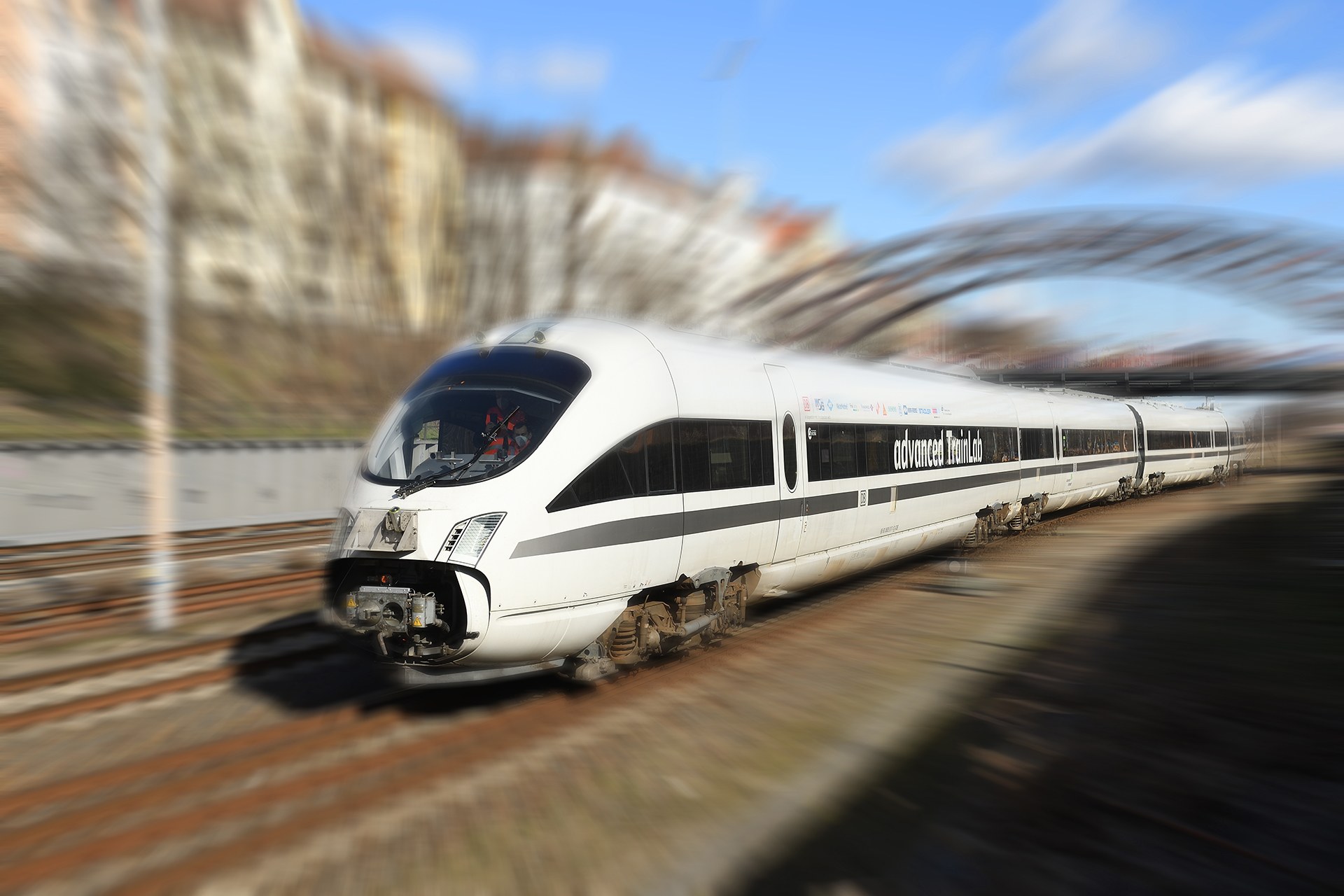 Measurement run with the ‘advanced TrainLab’ high-speed laboratory