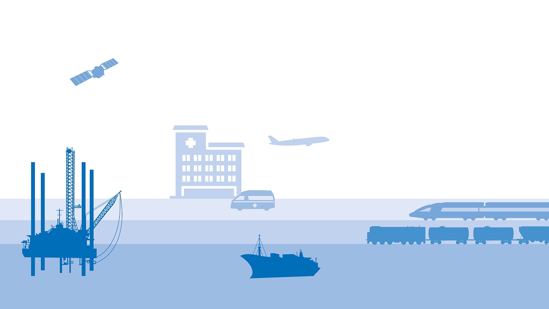 Next-generation mobile network via satellite