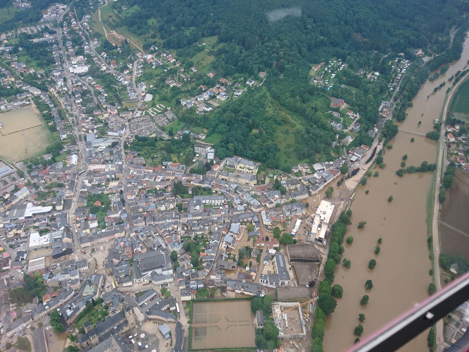 Echternach at the River Sûre