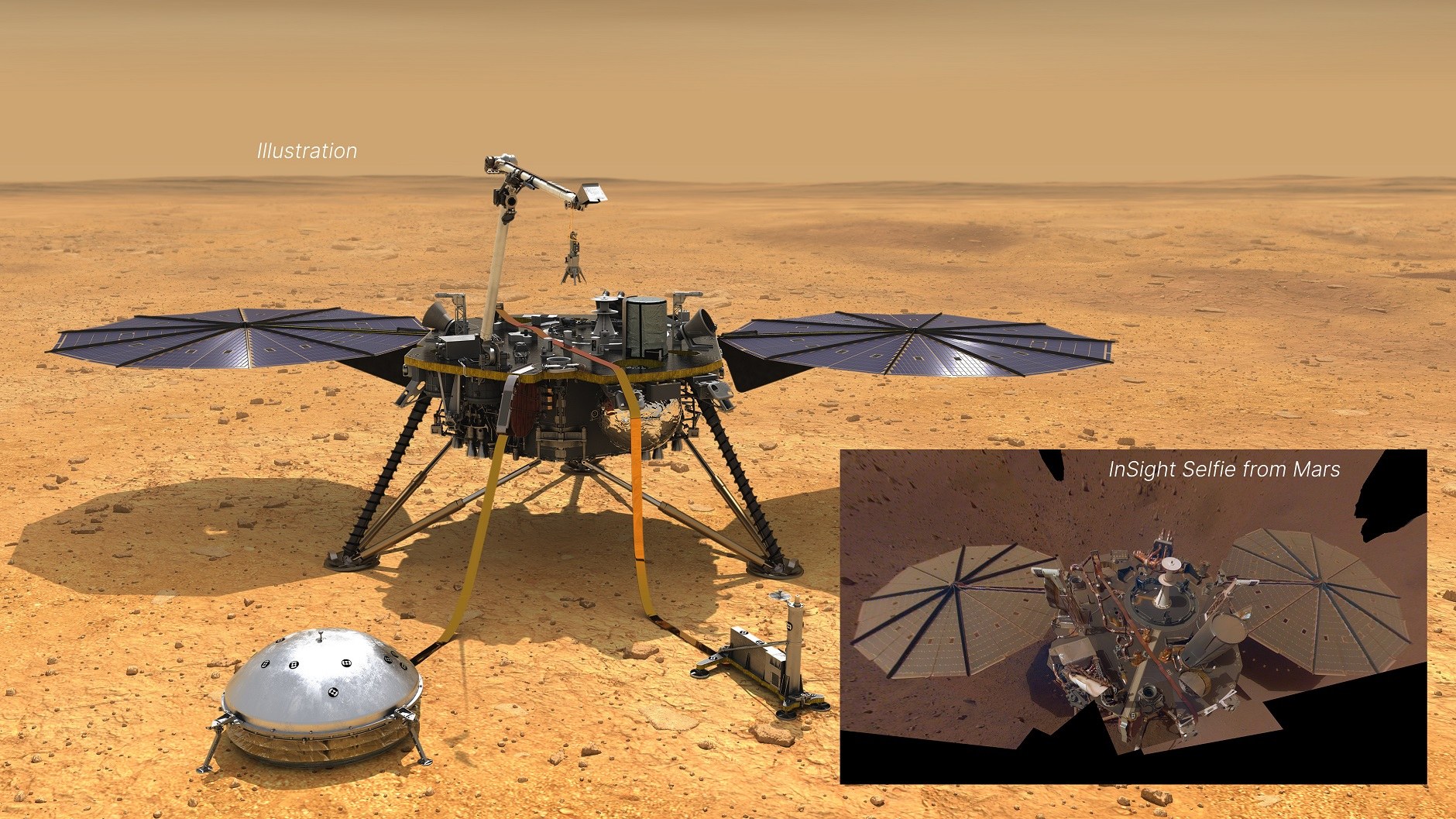 NASA's InSight lander on Mars