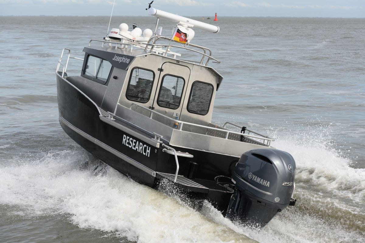 The research vessel Josephine is a key physical component of the eMIR test bed