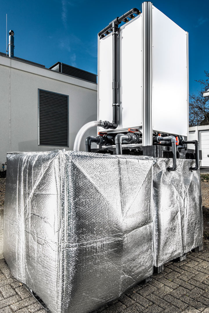 Test facility at DLR in Cologne