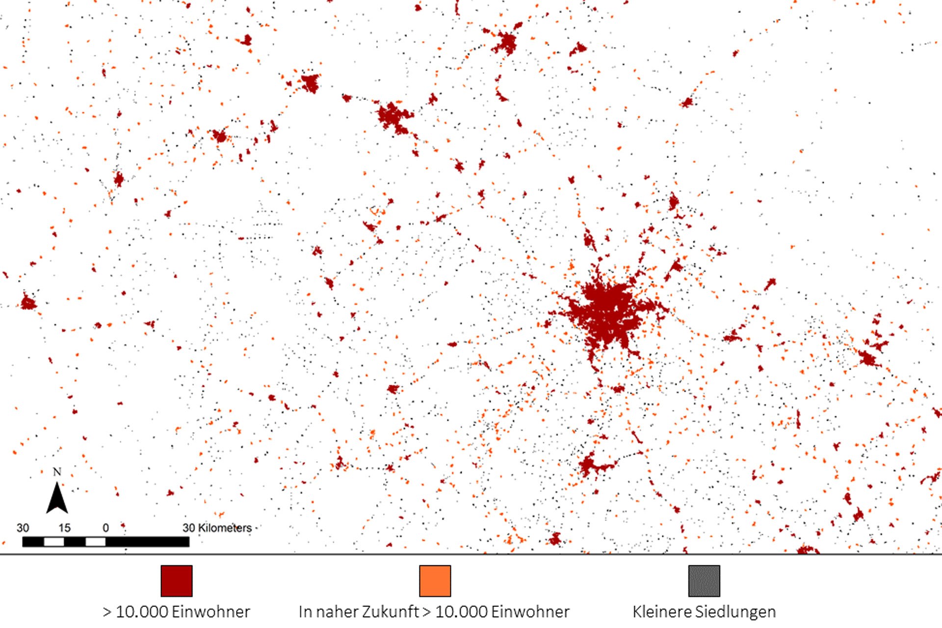 Development in the greater Kumasi area, Ghana