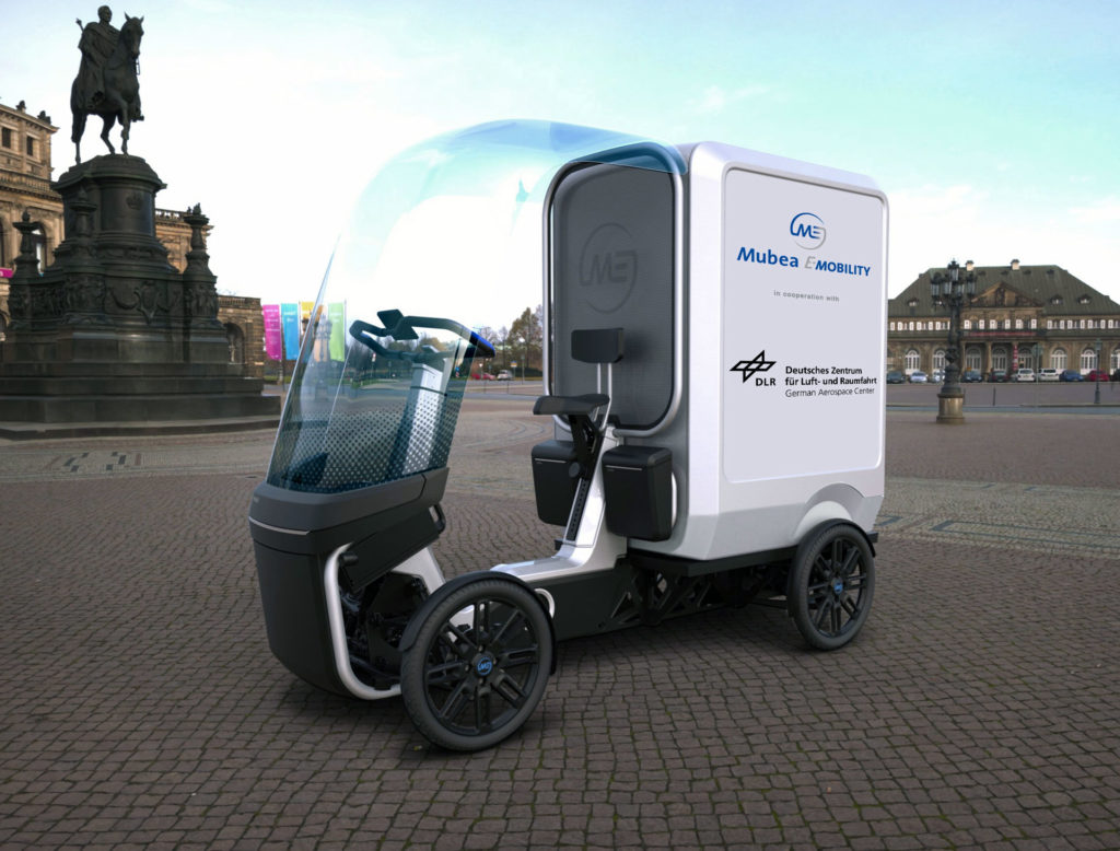 Fuel cell cargo bicycle