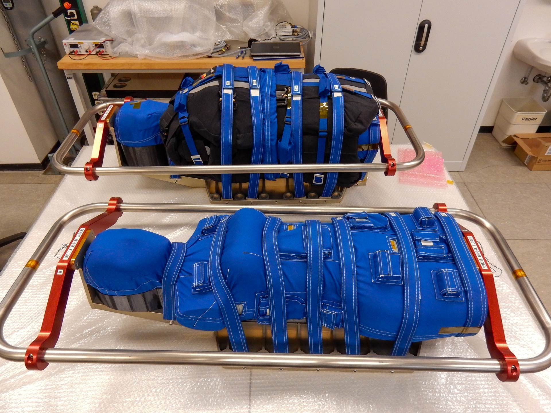 MARE mannequins Helga and Zohar ready for transport