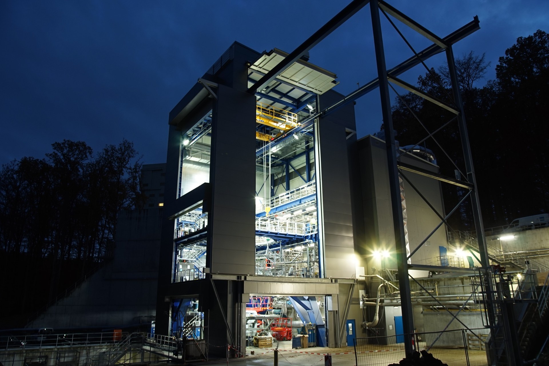 P5.2 upper stage test stand at DLR Lampoldshausen