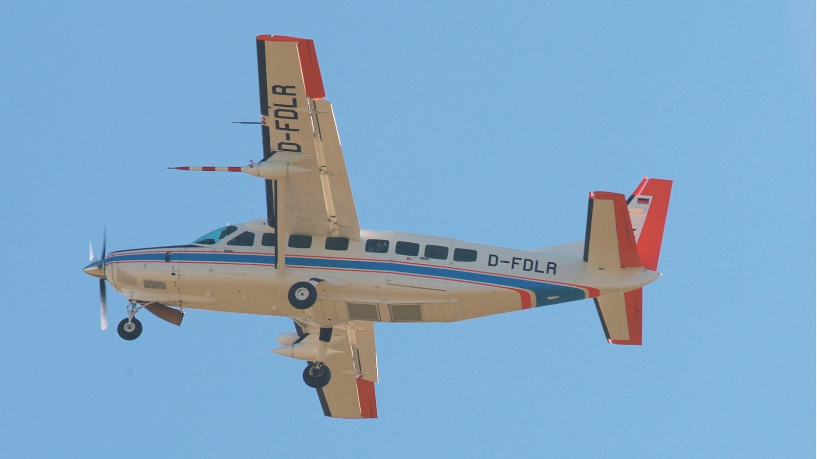 Cessna 208B in the air