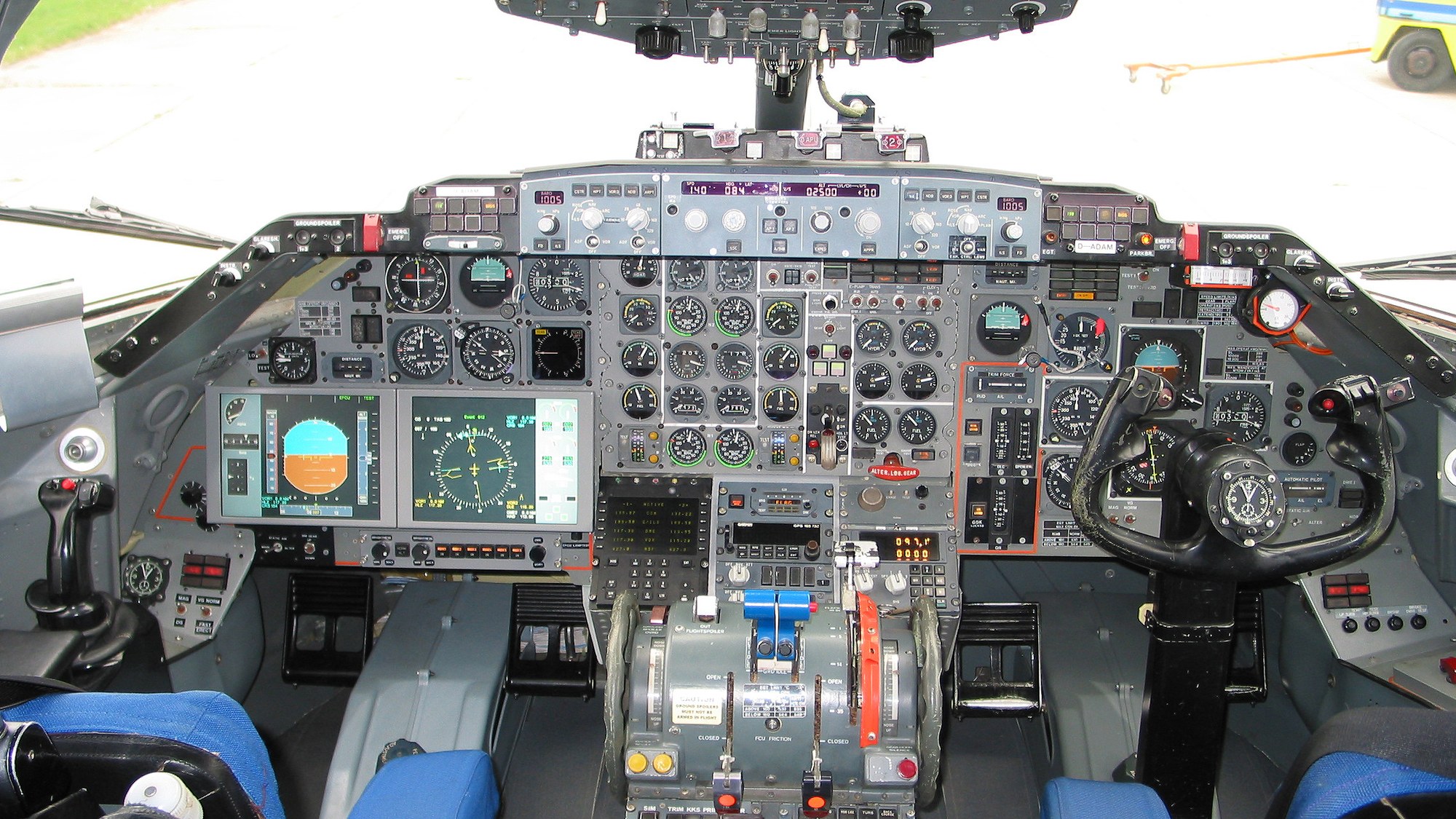 Cockpit of the ATTAS research platform