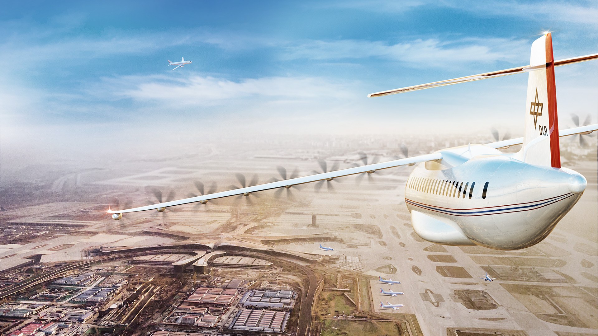 Emission-free electric flight