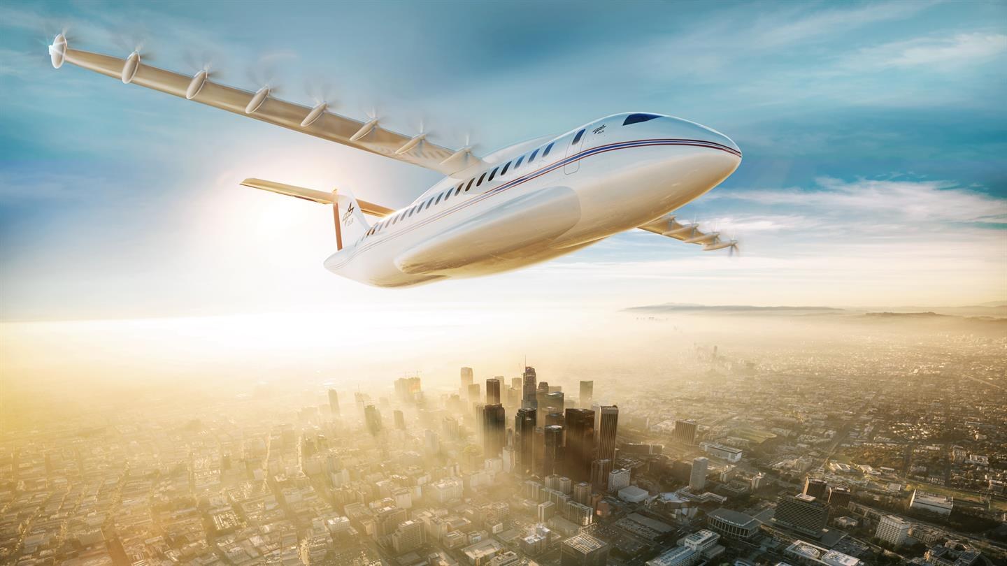 Electric regional aircraft with distributed propulsion