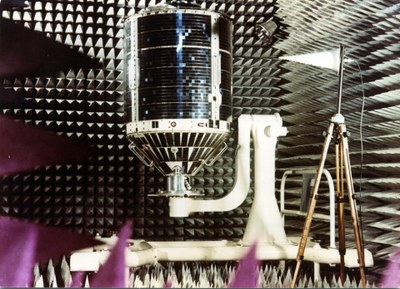 Germany's first research satellite AZUR