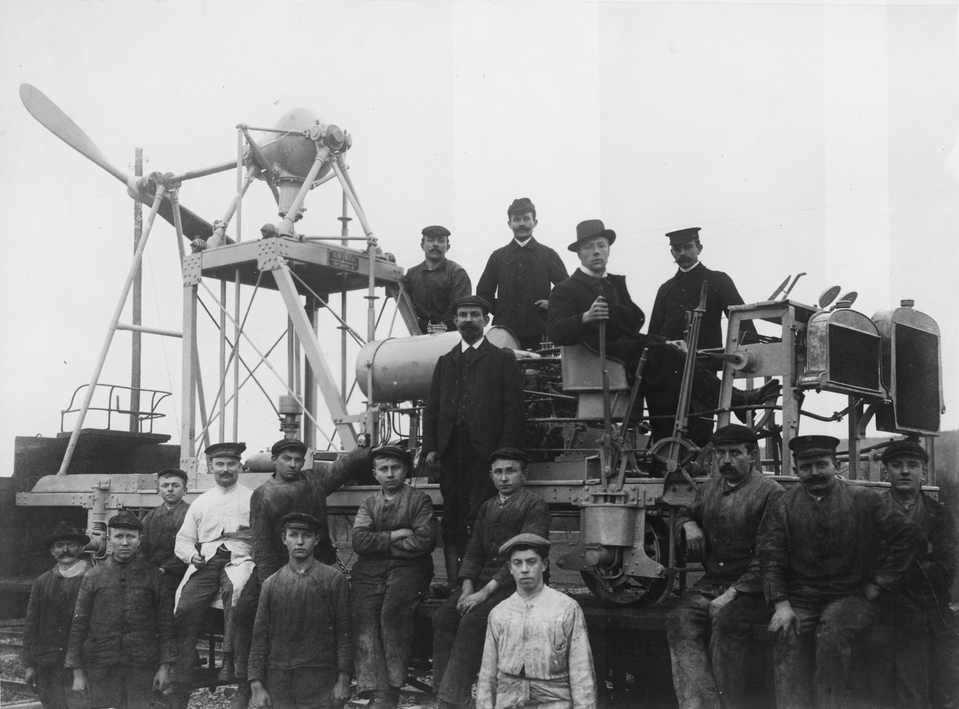 The propeller test car