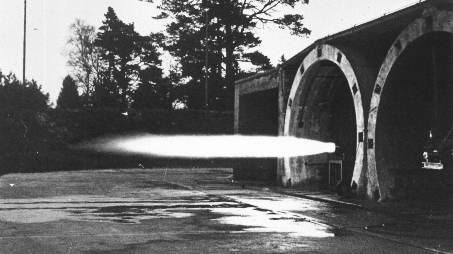 Rocket Test Rig D at the Trauen location