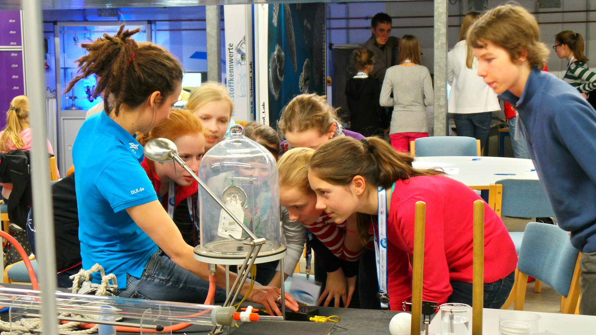 Vakuumversuche im DLR_School_Lab