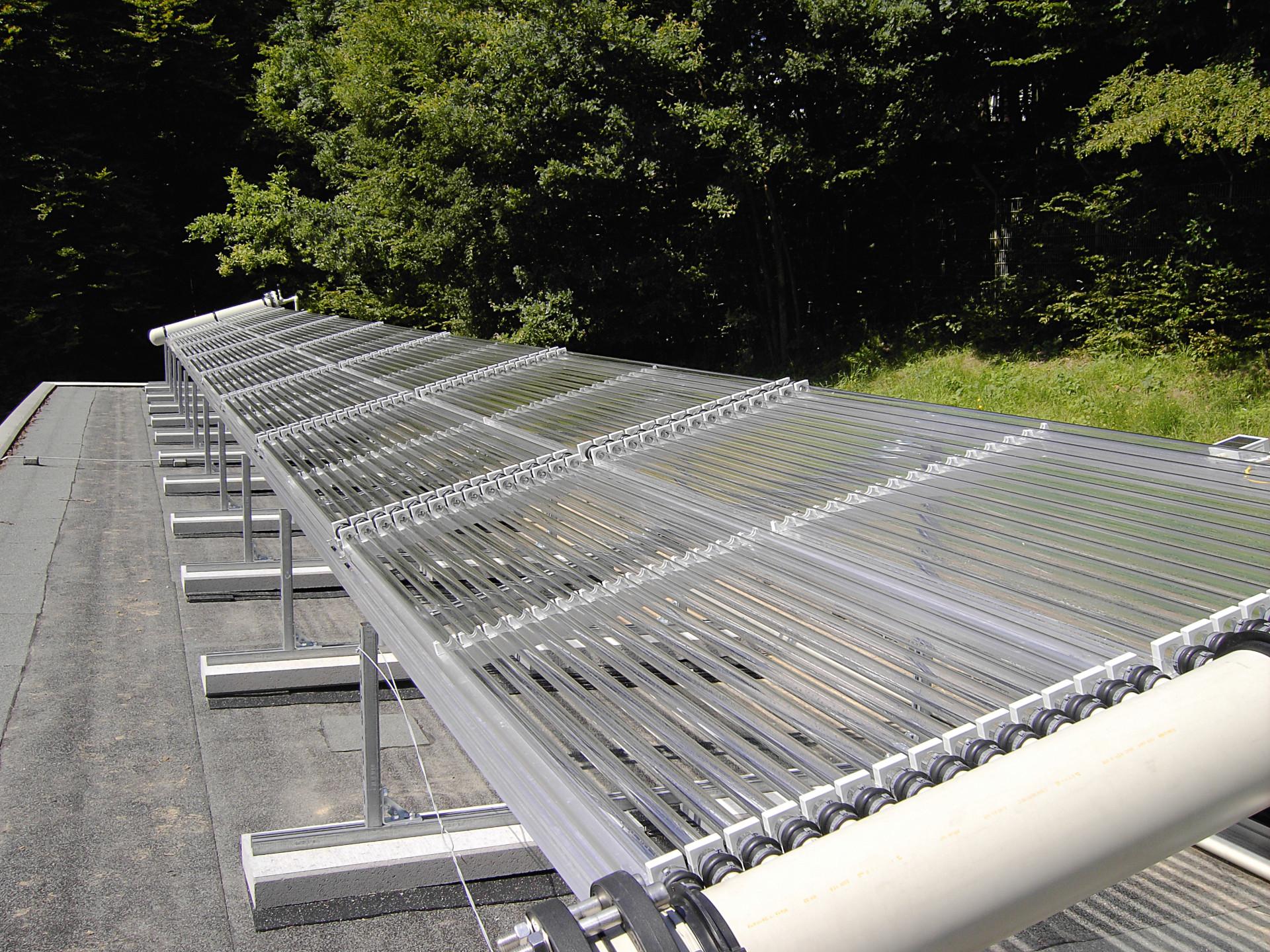 Solar powered water purification plant Lampoldshausen (SOWARLA)