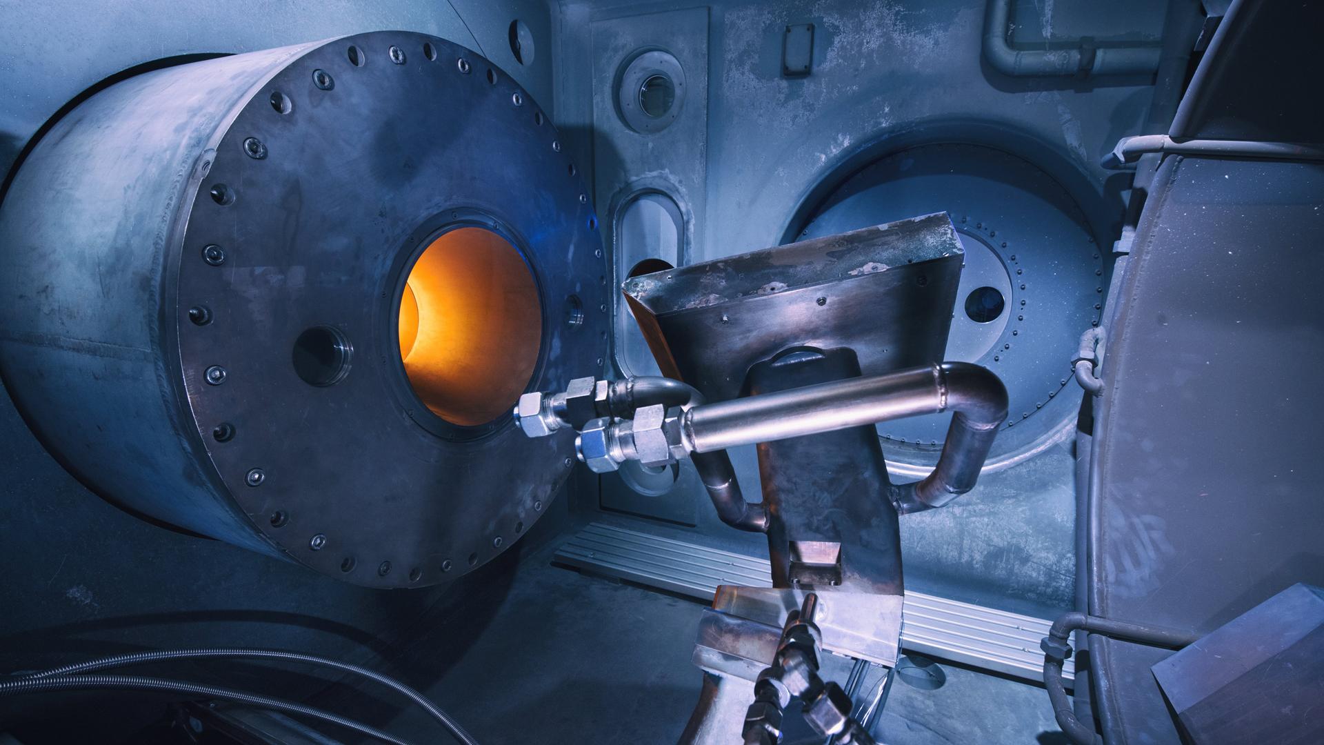 Arc-heated wind tunnel (L3K)