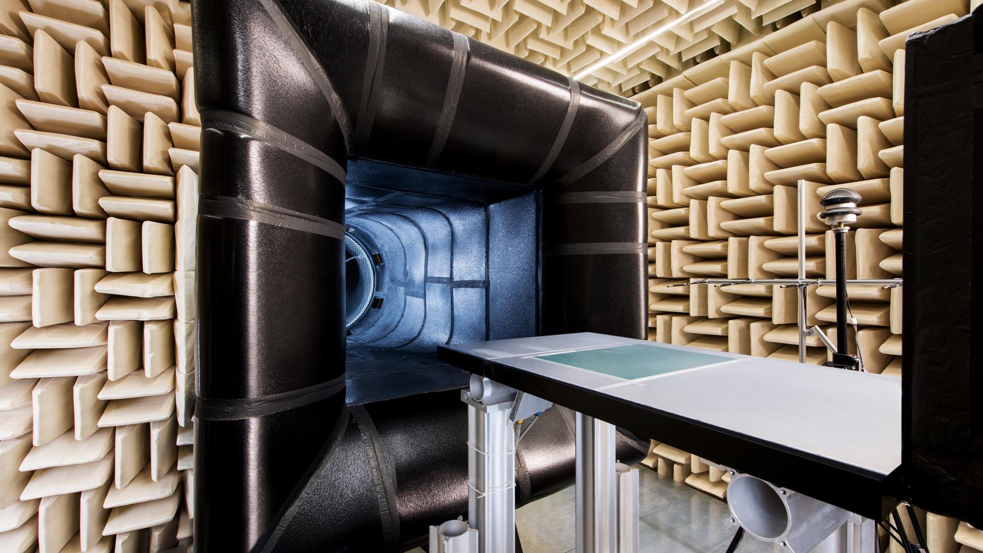 Acoustically clad collector