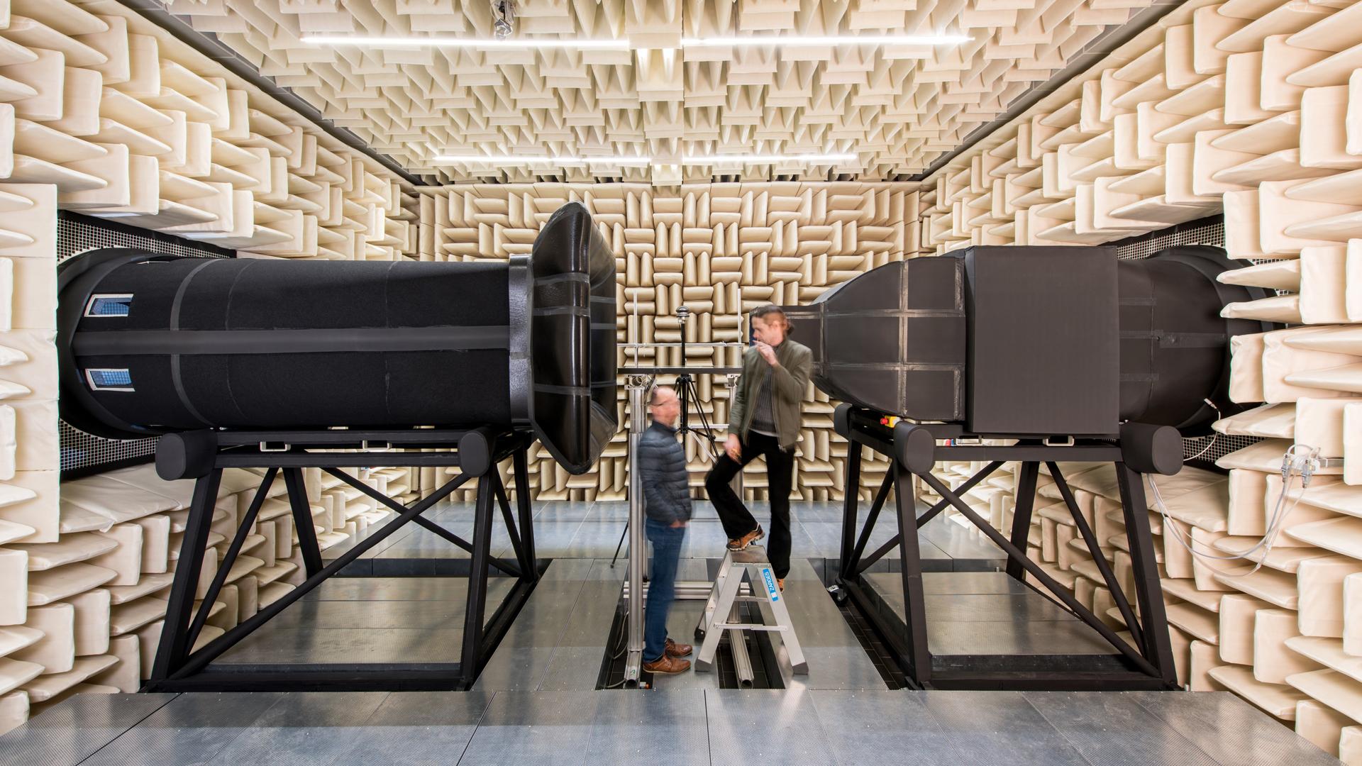 Open measuring section