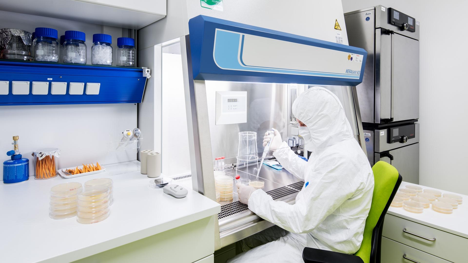 safety workbench in the clean room