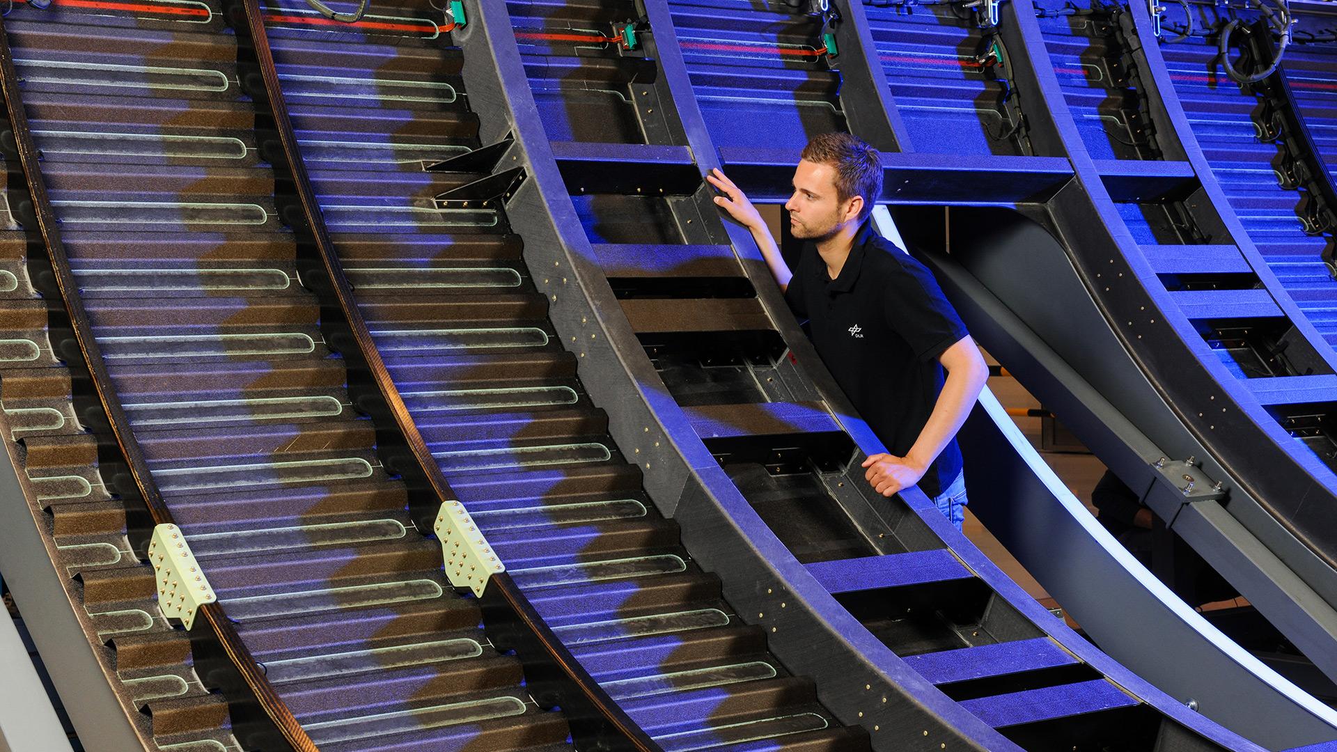 Structural health monitoring allows detection of damage to aircraft components made of CFRP