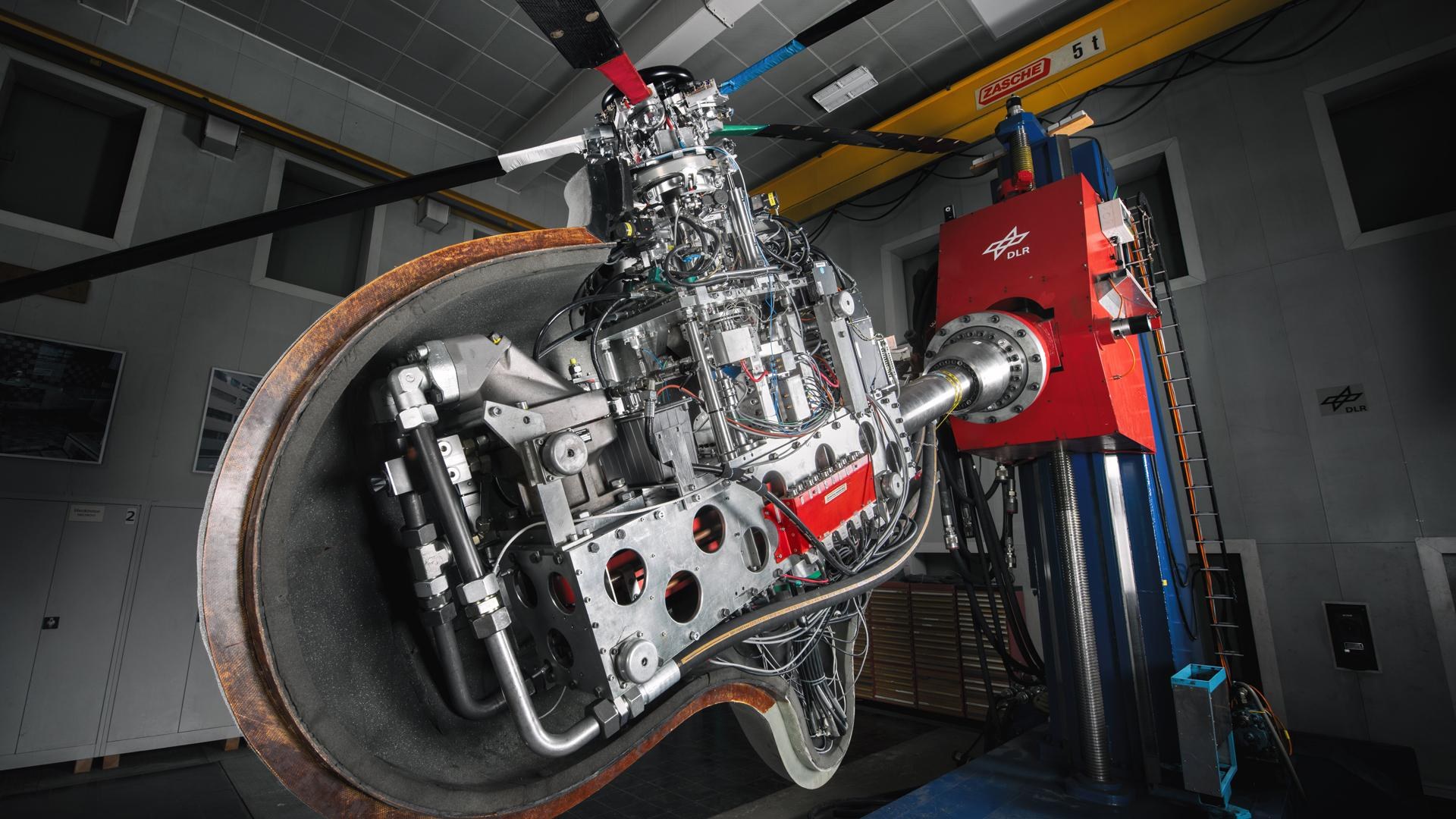 Internal structure of the Rotor Test Stand