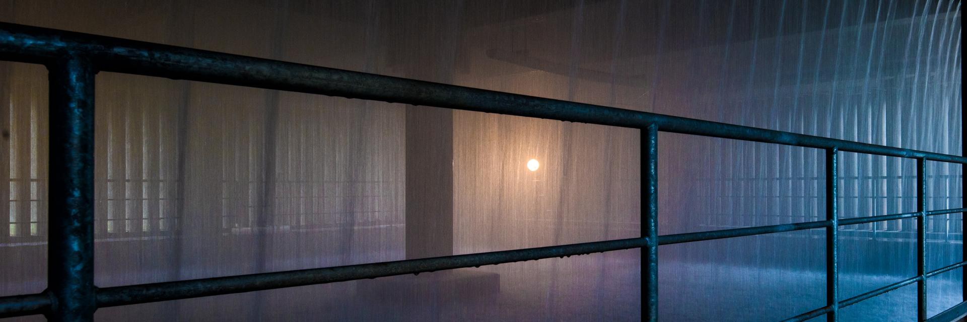 Trickling area of the cooling tower system