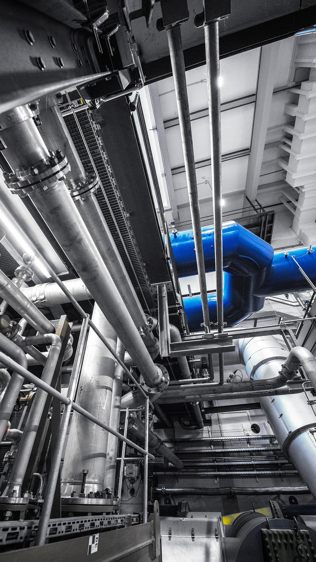 Connection and intermediate piping