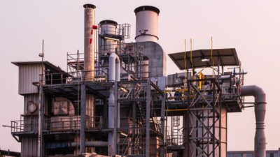 Fossil-fuel powered compressed air heaters