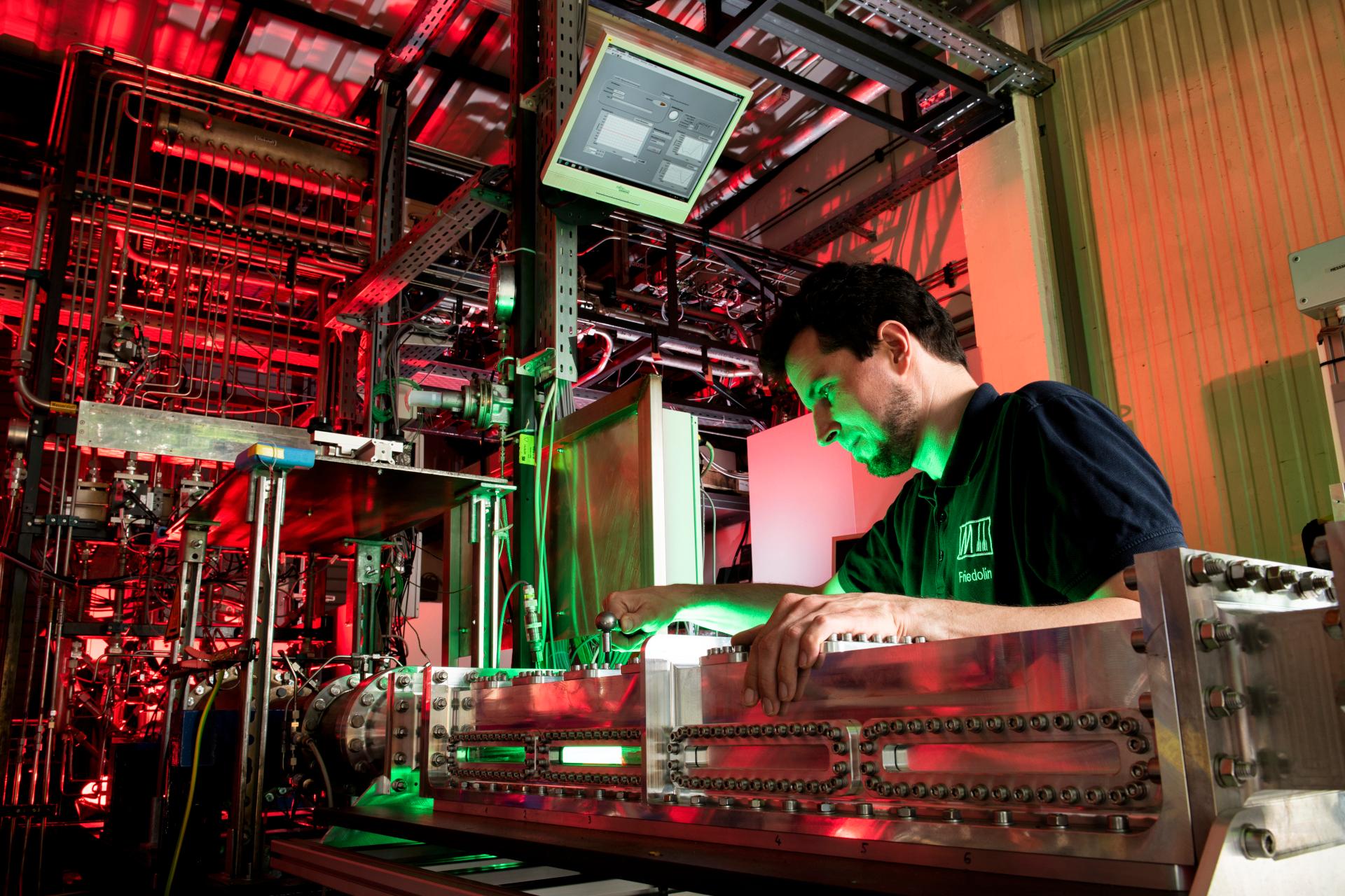 Air heater test bench at M11.1