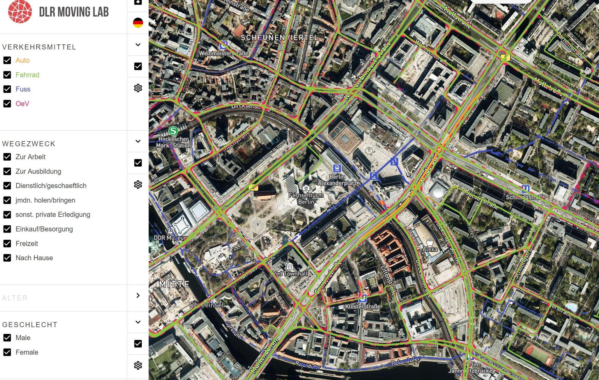Data about on-the-ground mobility