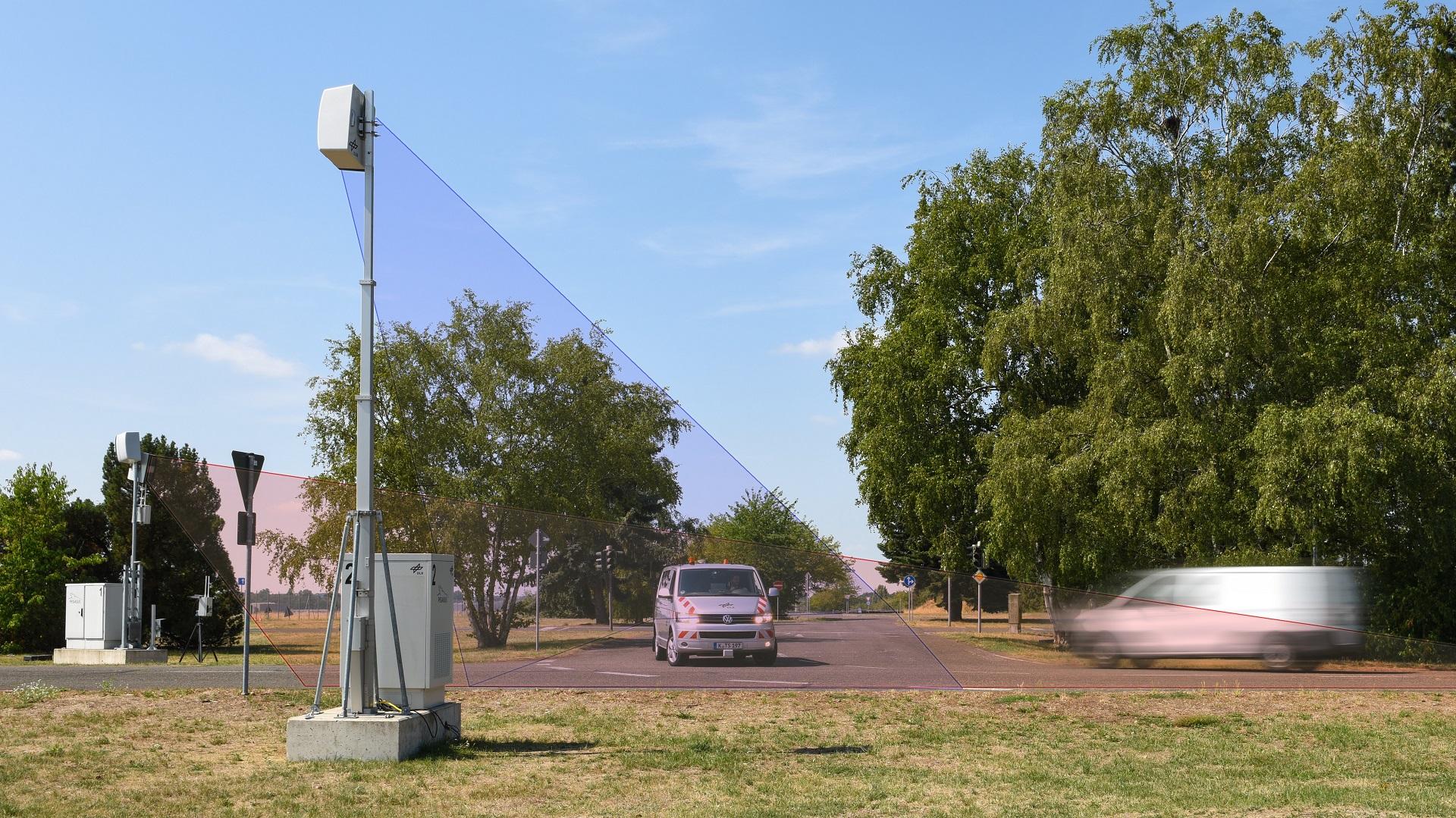 Mobile structures in use at a research crossover