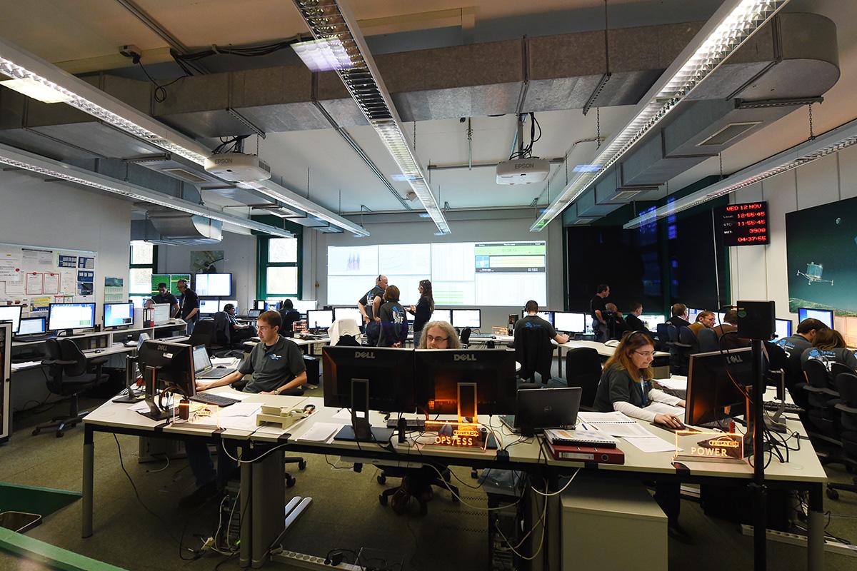 Small Control Room during the Philae landing