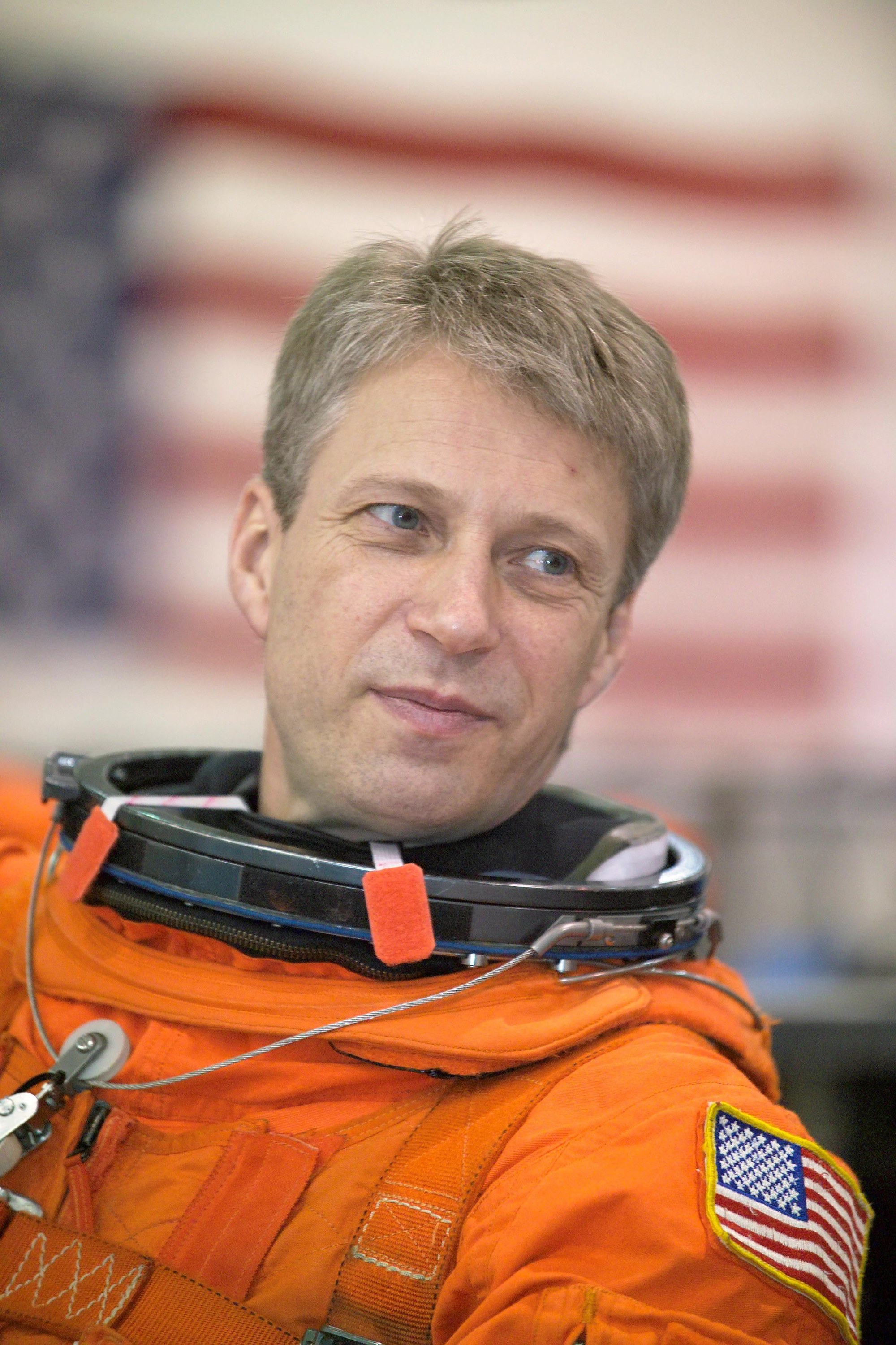 Thomas Reiter during training in the Neutral Buoyancy Laboratory