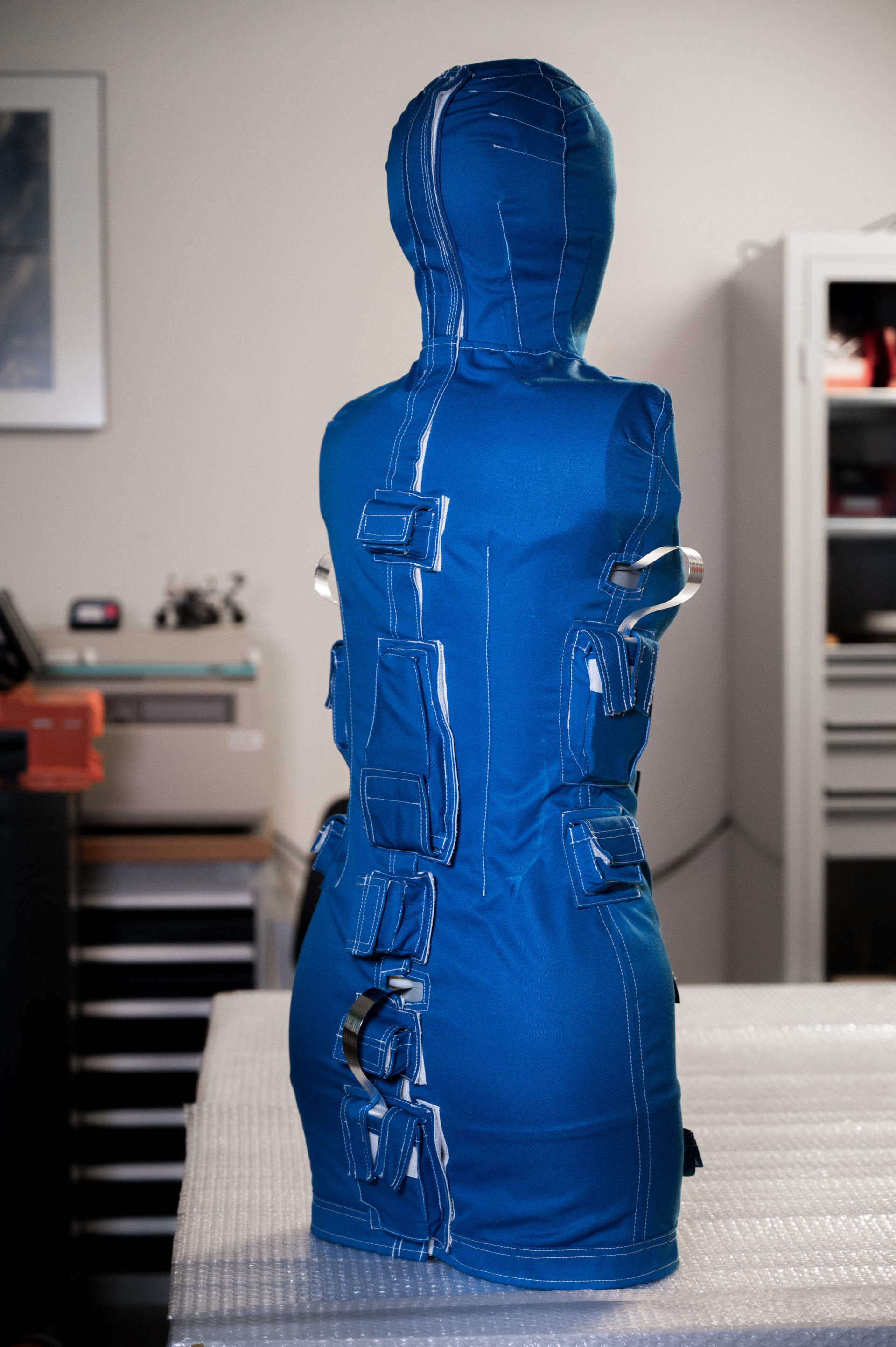 Assembly of the measuring manikin Helga